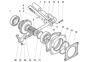 МТЗ 80 Привод насоса вариант 2 схема фото
